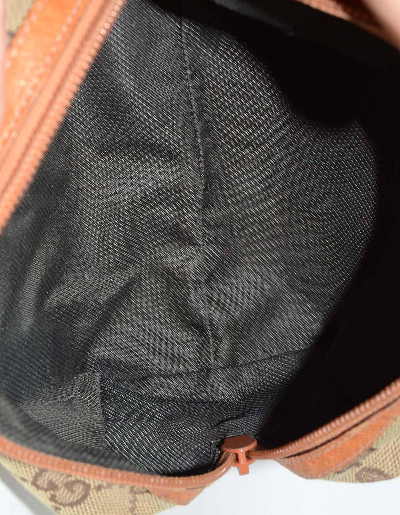 Women's Gucci Tan Monogram Cosmetic Pouch