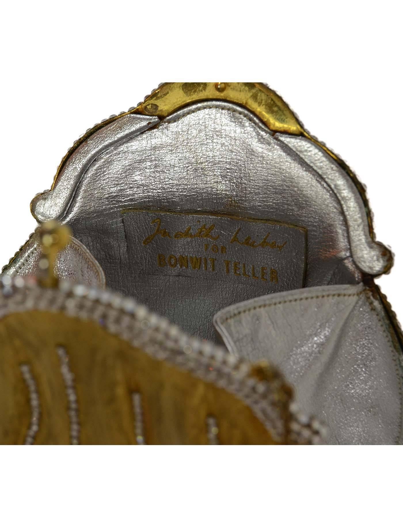 Judith Leiber Vintage '90s Crystal Minaudiere Evening Bag GHW 3