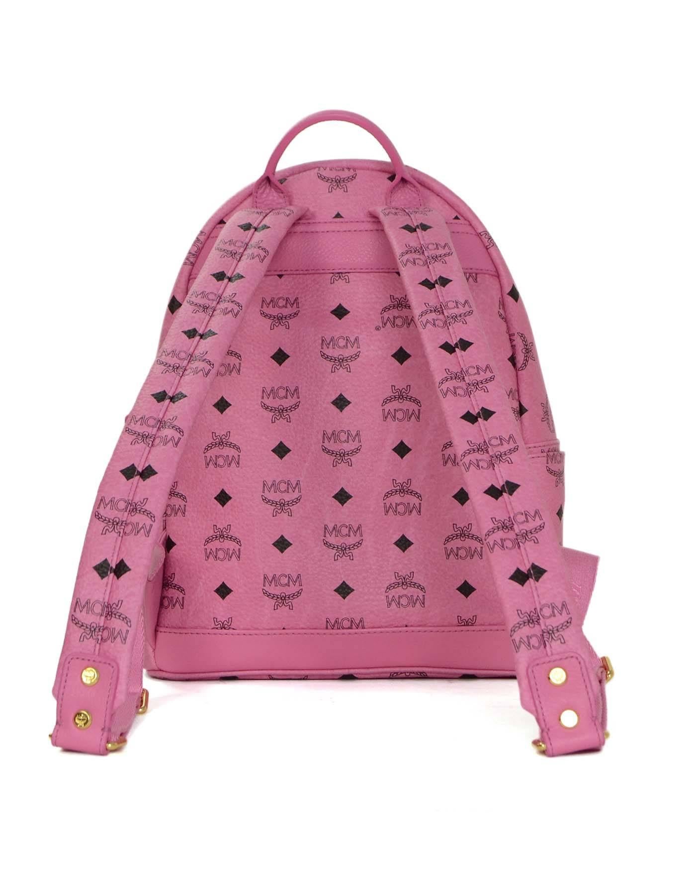 pink studded backpack