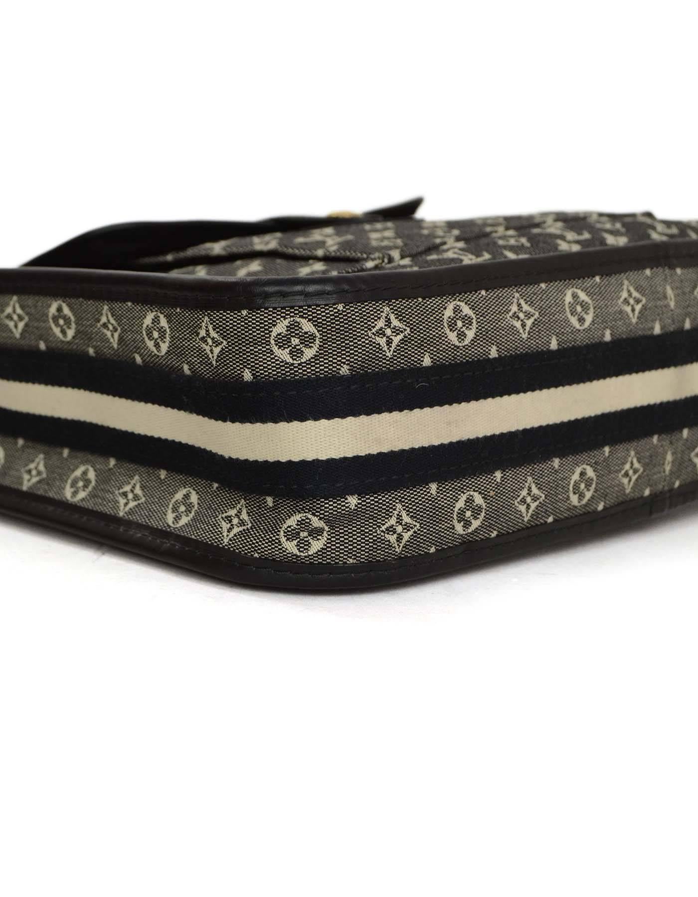 Louis Vuitton Marineblaue Mini Lin ''Mary Kate Besace'' Umhängetasche GHW für Damen oder Herren