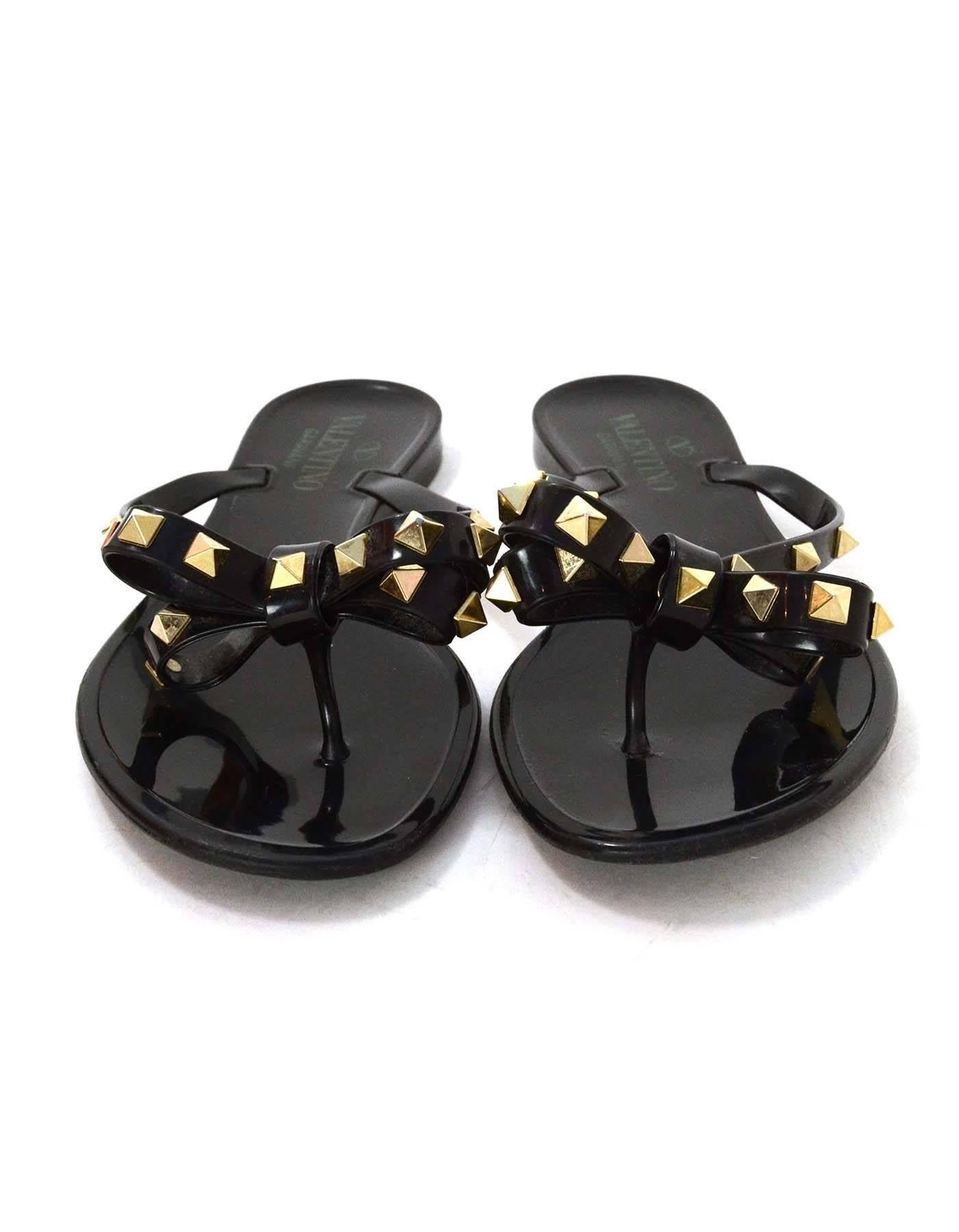 valentino studded flip flops