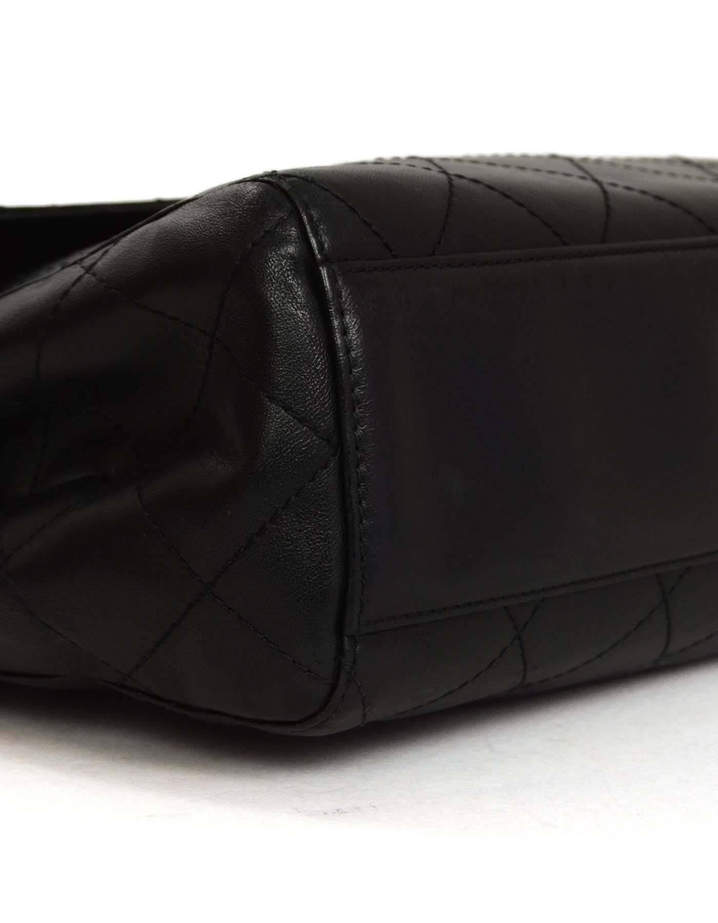 Chanel Vintage '97 Black Quilted Flap Bag GHW 1
