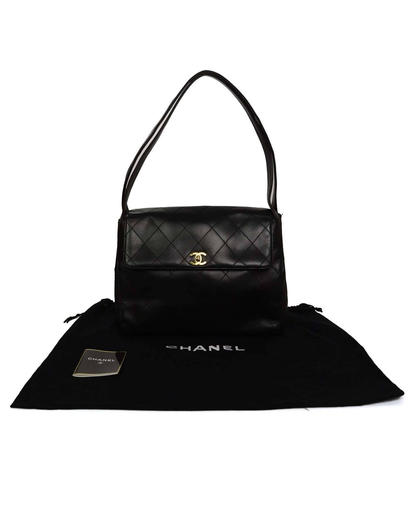 Chanel Vintage '97 Black Quilted Flap Bag GHW 5