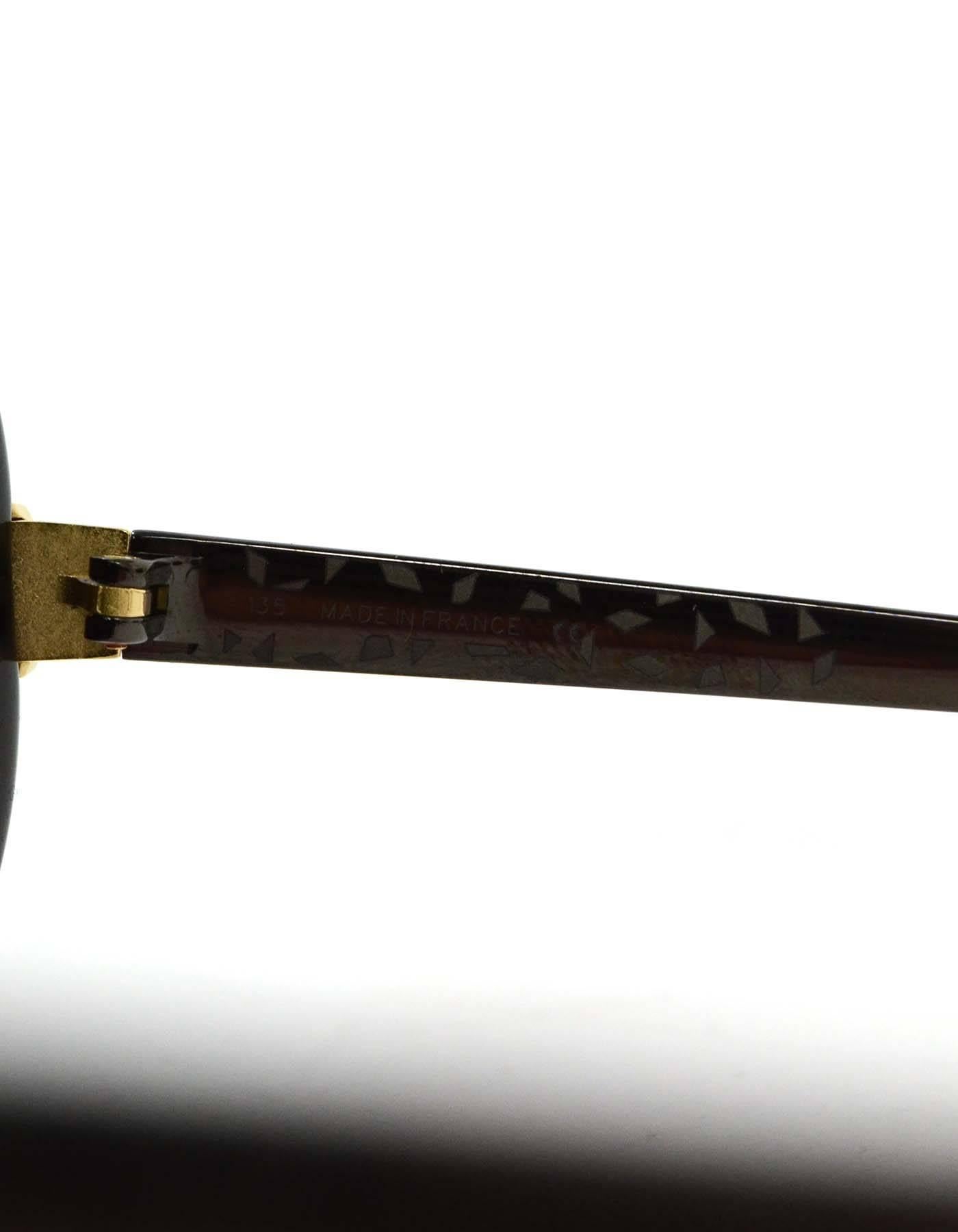 Cartier Schwarze „Panthere Wild de Cartier“-Sonnenbrille aus Harz 1