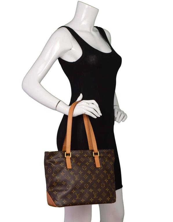 monogram cabas piano tote bag