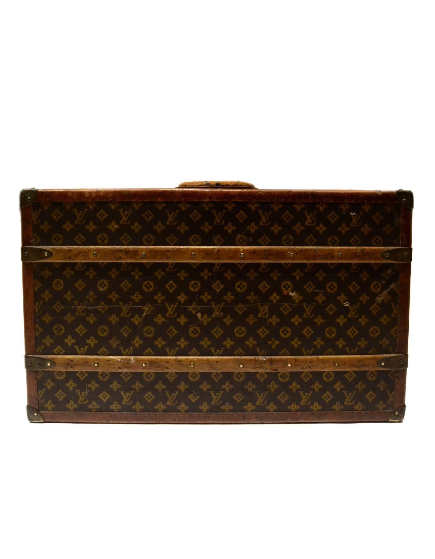 Louis Vuitton Vintage Monogram Hard Suitcase In Good Condition In New York, NY