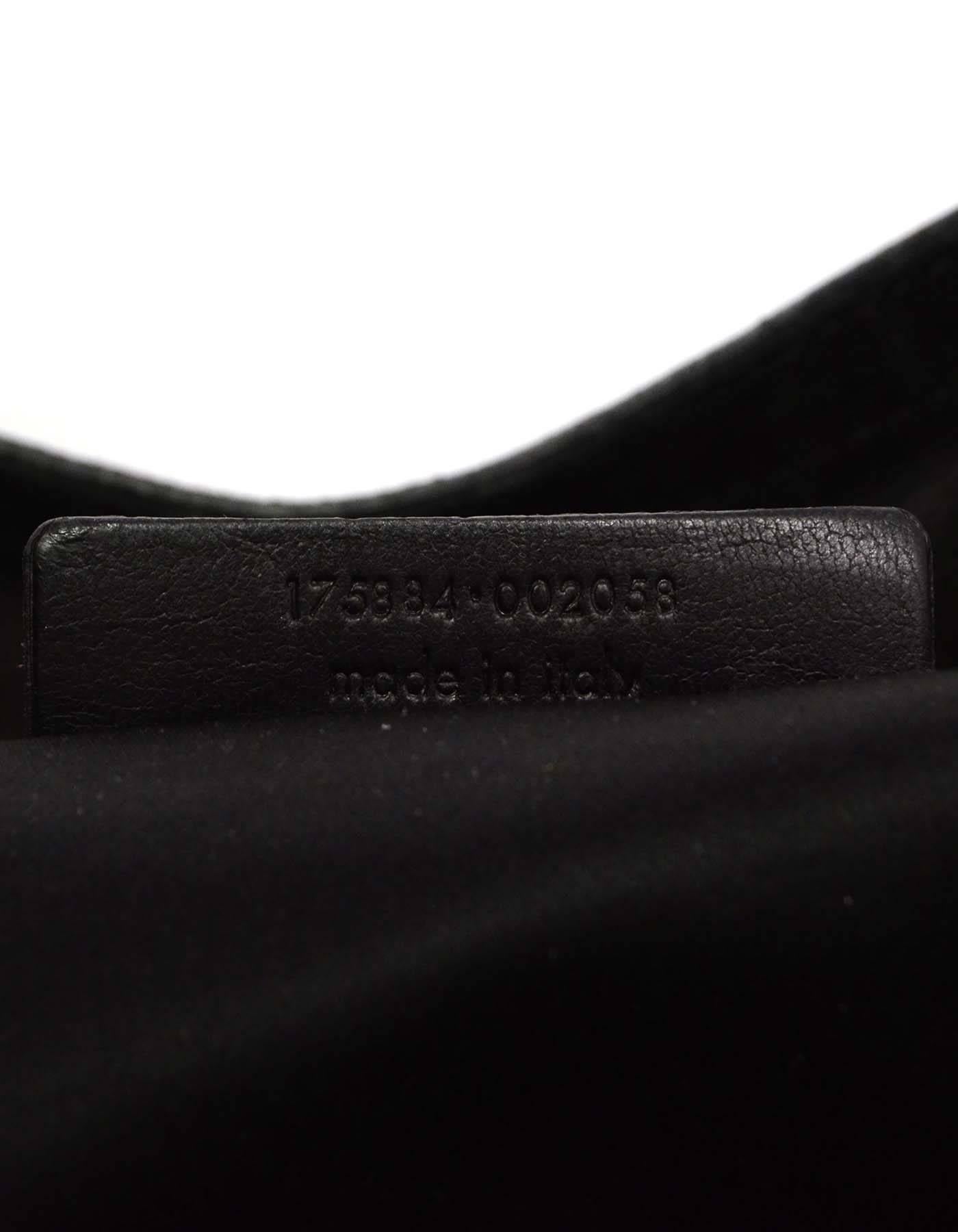 YSL Yves Saint Laurent Rive Gauche Large Black Patent Downtown Bag 1