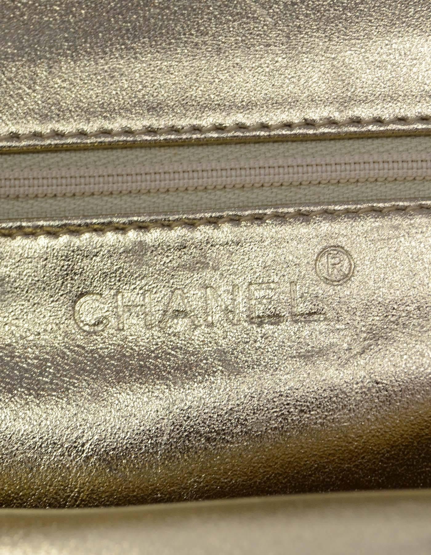 Chanel Vintage 97' Black Velvet Quilted Mini Frame Evening Bag GHW  3