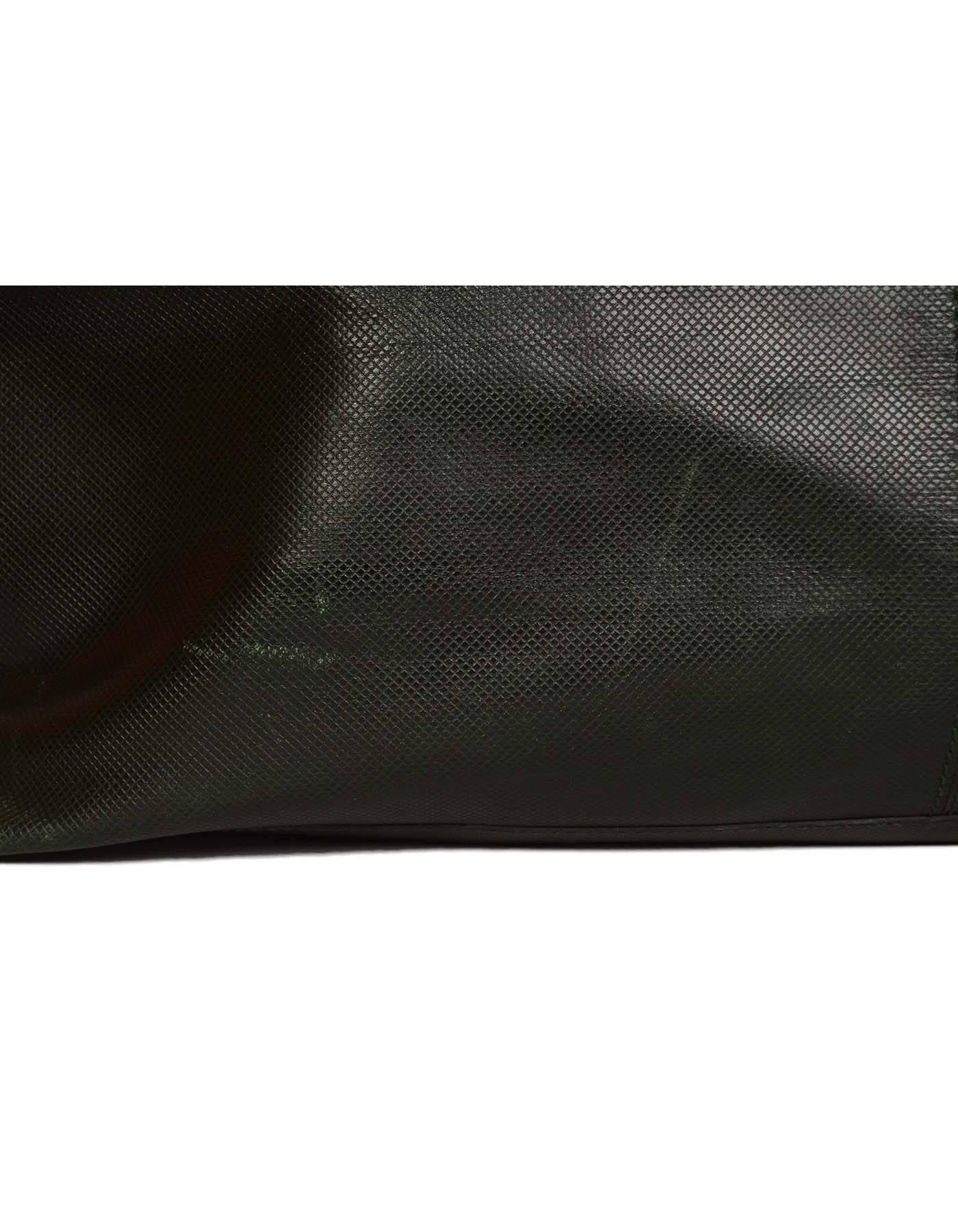 Bottega Veneta Vintage Forest Green Leather XL Weekend Tote Bag 1