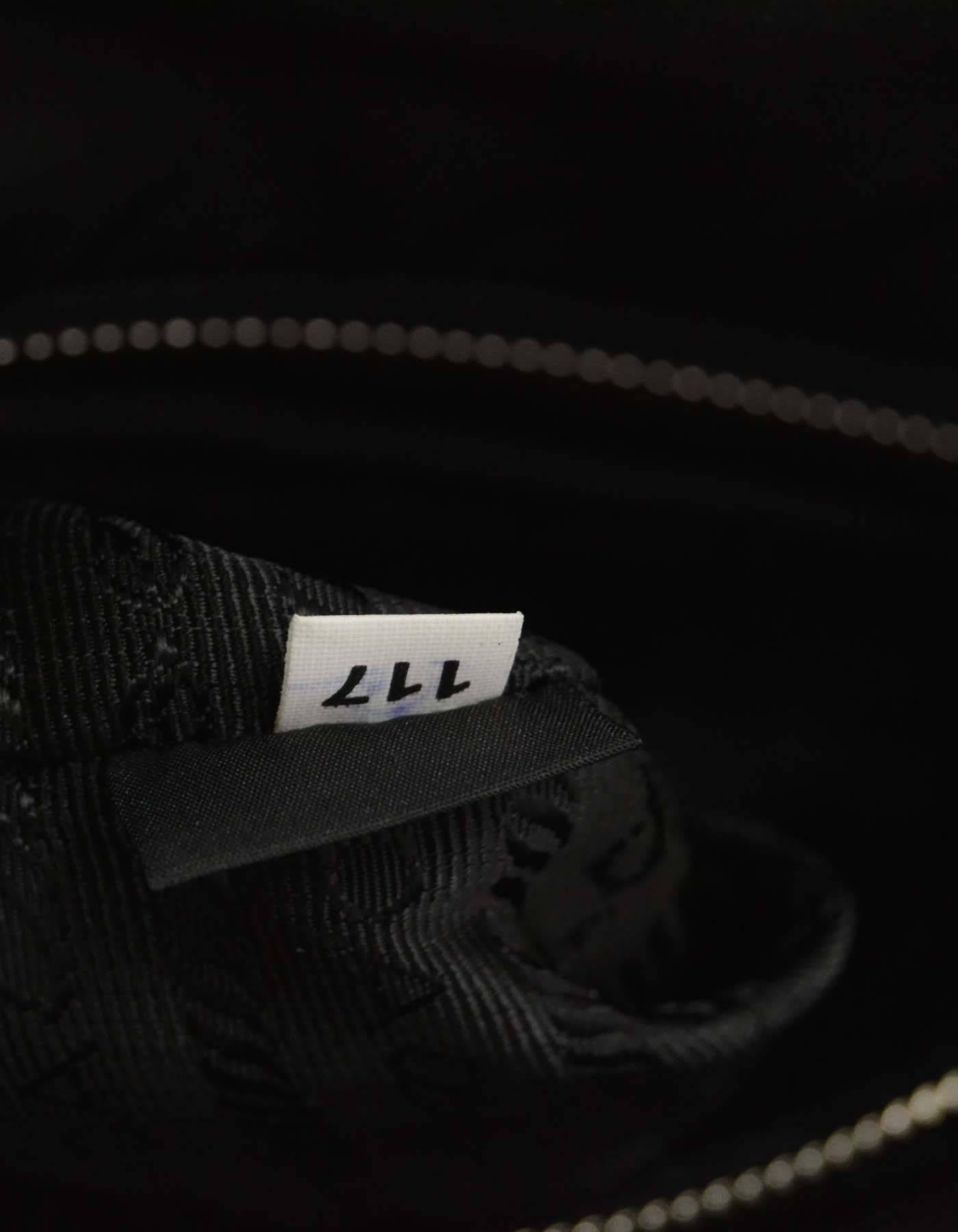 Prada BN2300 Black Nylon Tote Crossbody Bag SHW 4