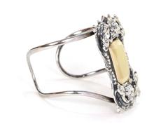 Tom Binns Bracelet manchette en argent sterling