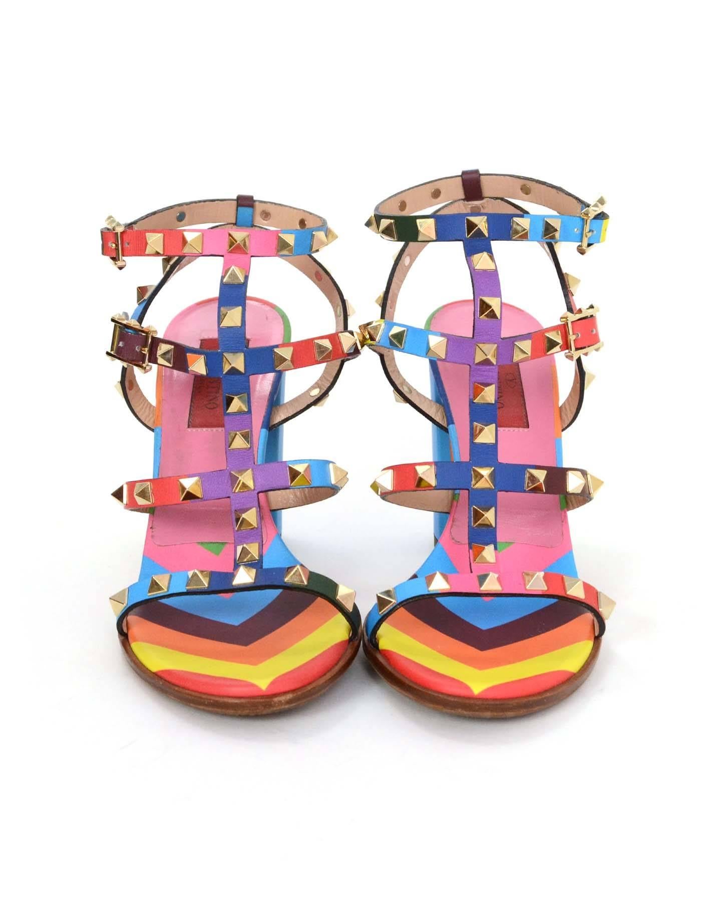 valentino rainbow sandals