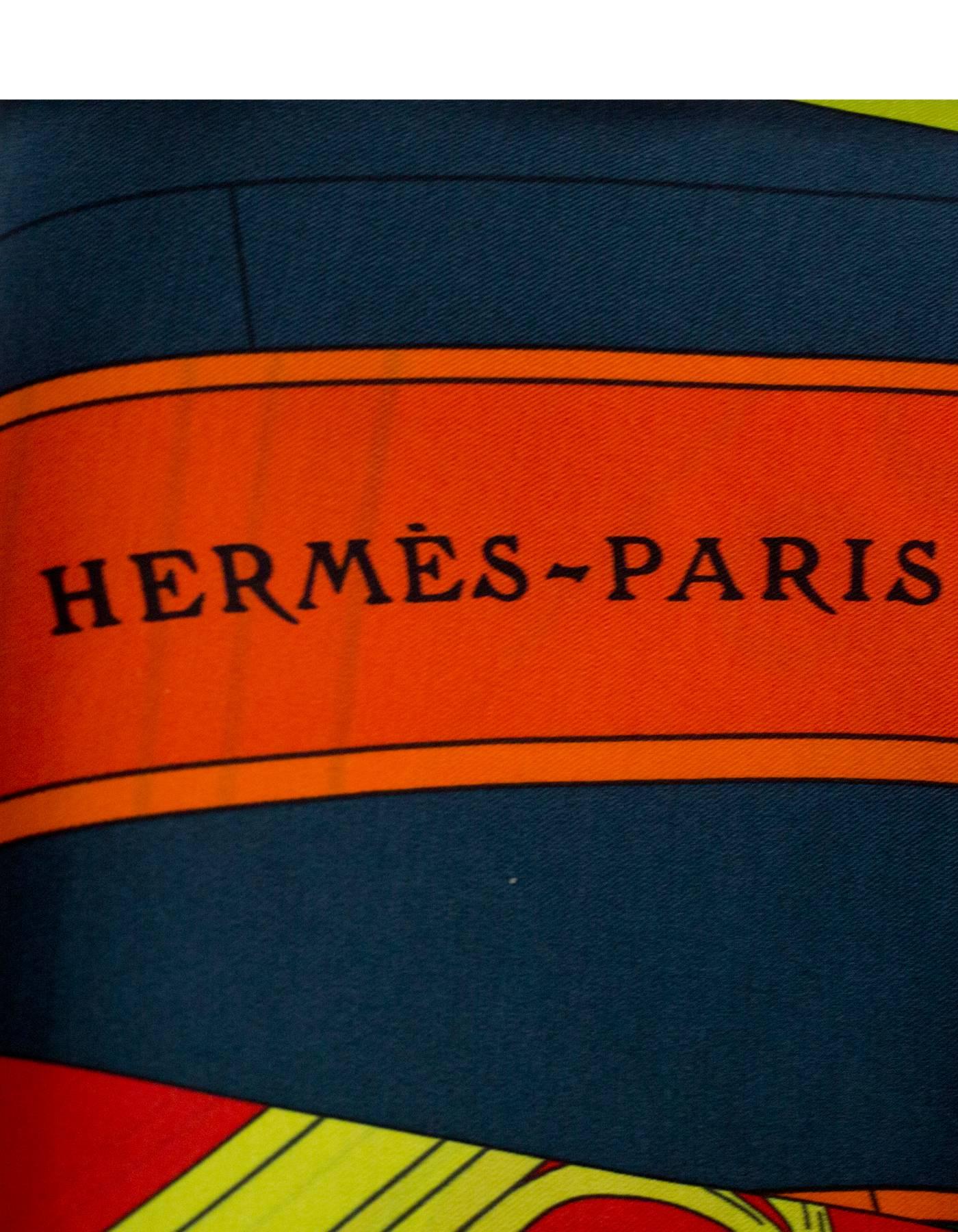 Women's Hermes Multi-Colored Astrologie Nouvelle Giant 140cm Silk Shawl