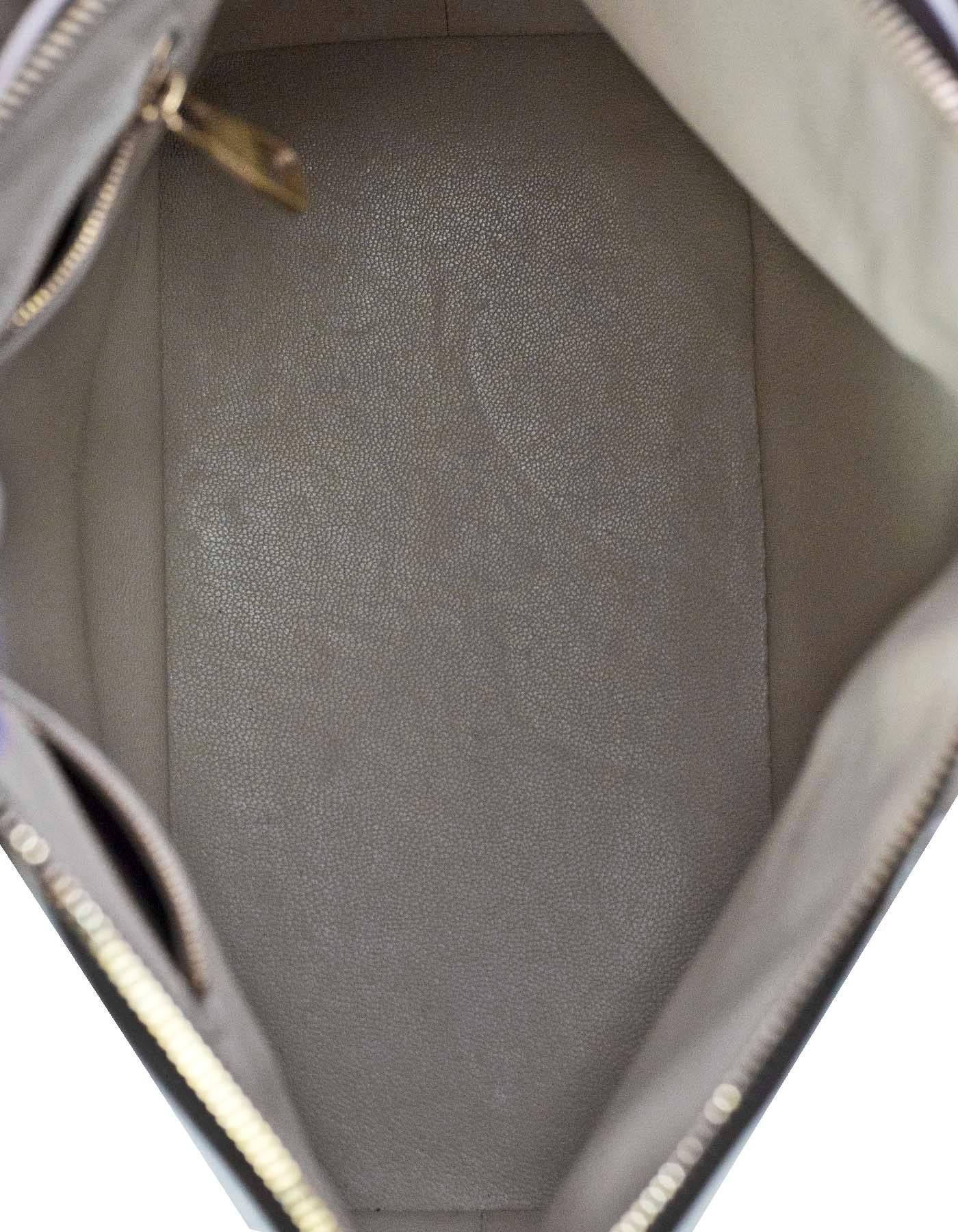 Gray Louis Vuitton Limited Edition Monogram Fetish Lockit Bag rt. $3, 050