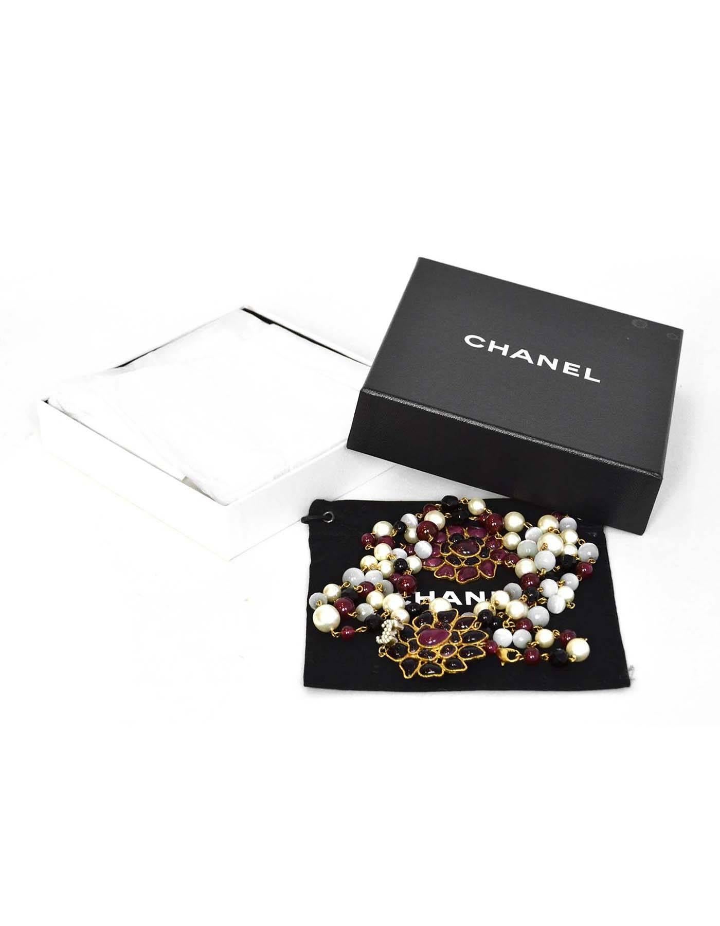 chanel beaded necklace