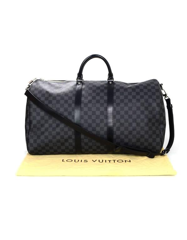 Louis Vuitton N41700 Keepall Bandouliere 45 Duffel Bag Damier Graphite Canvas | SEMA Data Co-op