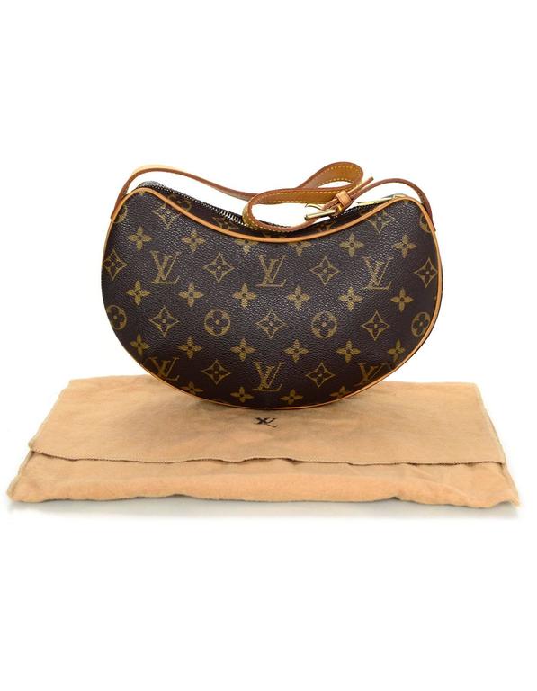 LOUIS VUITTON Shoulder Bag M51510 Croissant PM Monogram canvas/Leather  Brown Women Used