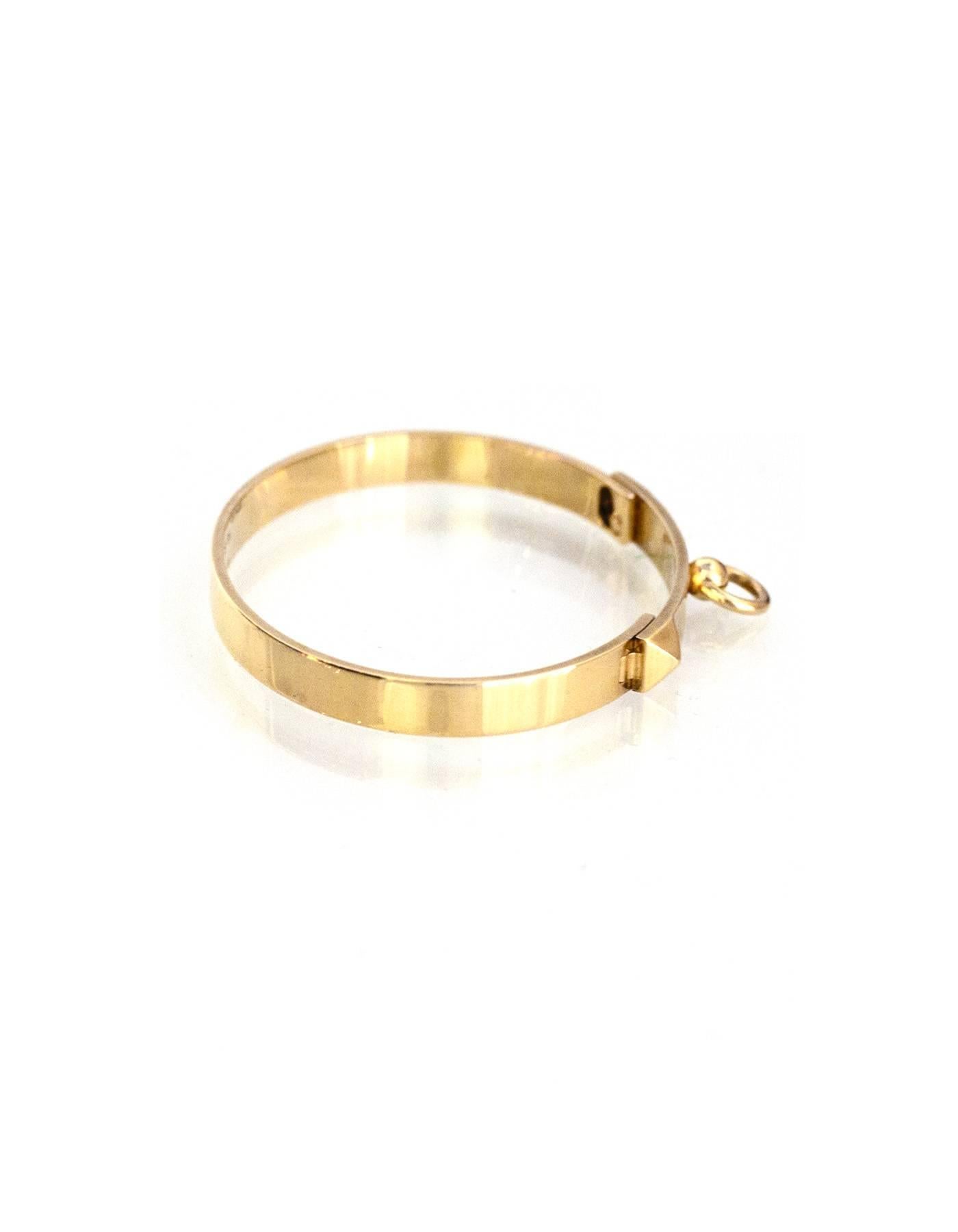 hermes cdc bracelet gold