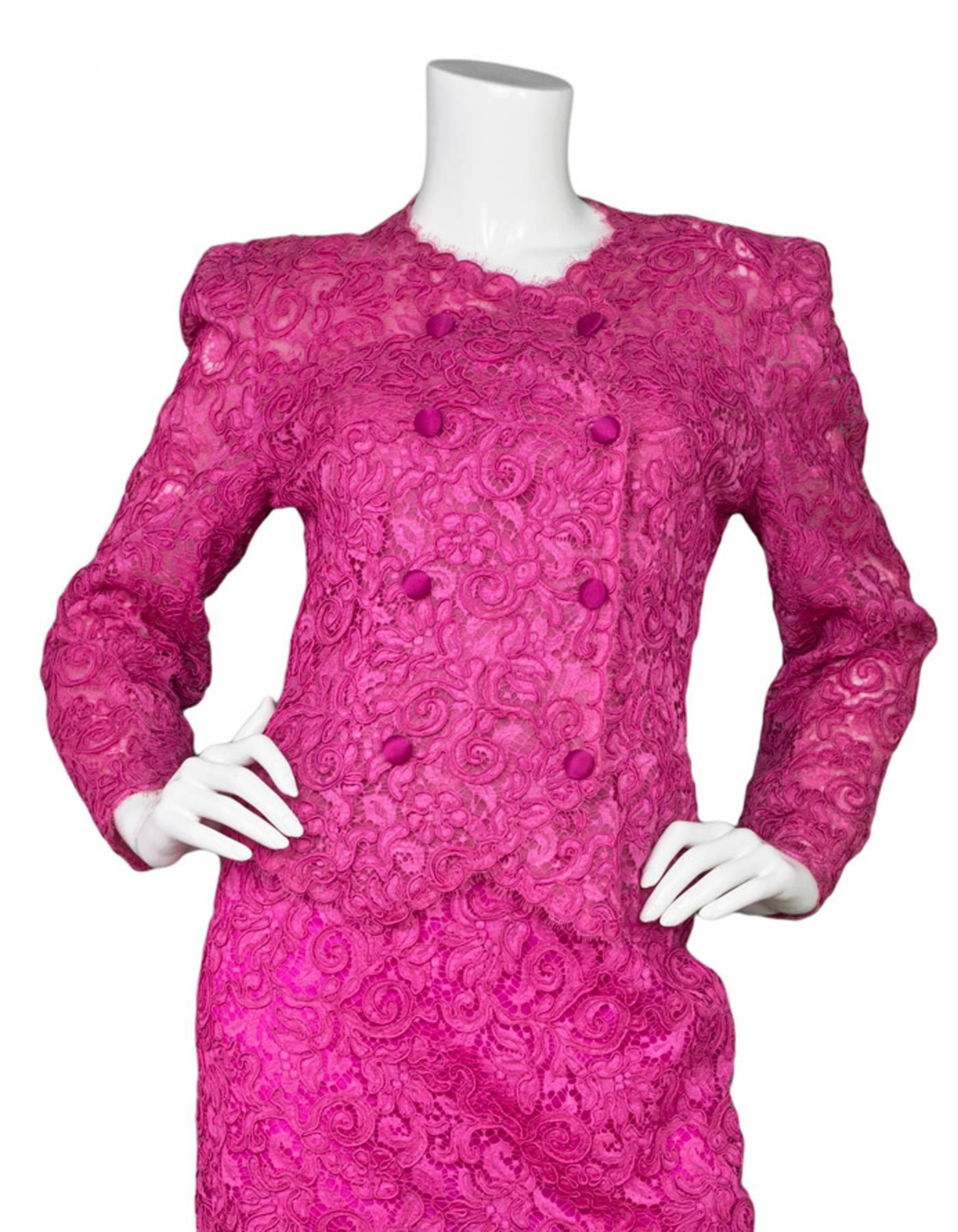 pink lace jacket