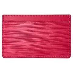 Louis Vuitton Dragon Fruit Pink Epi Leather Card Holder