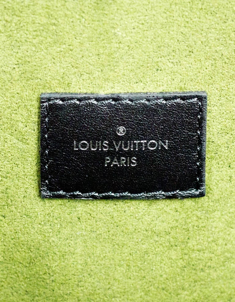Louis Vuitton Black and Red Monogram Infrarouge Pochette Metis ...
