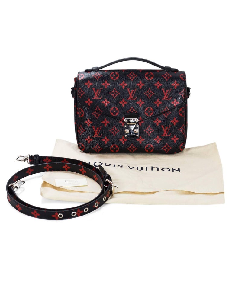 Louis Vuitton Infrarouge Pochette Metis Red Crossbody Handbag Limited  Edition