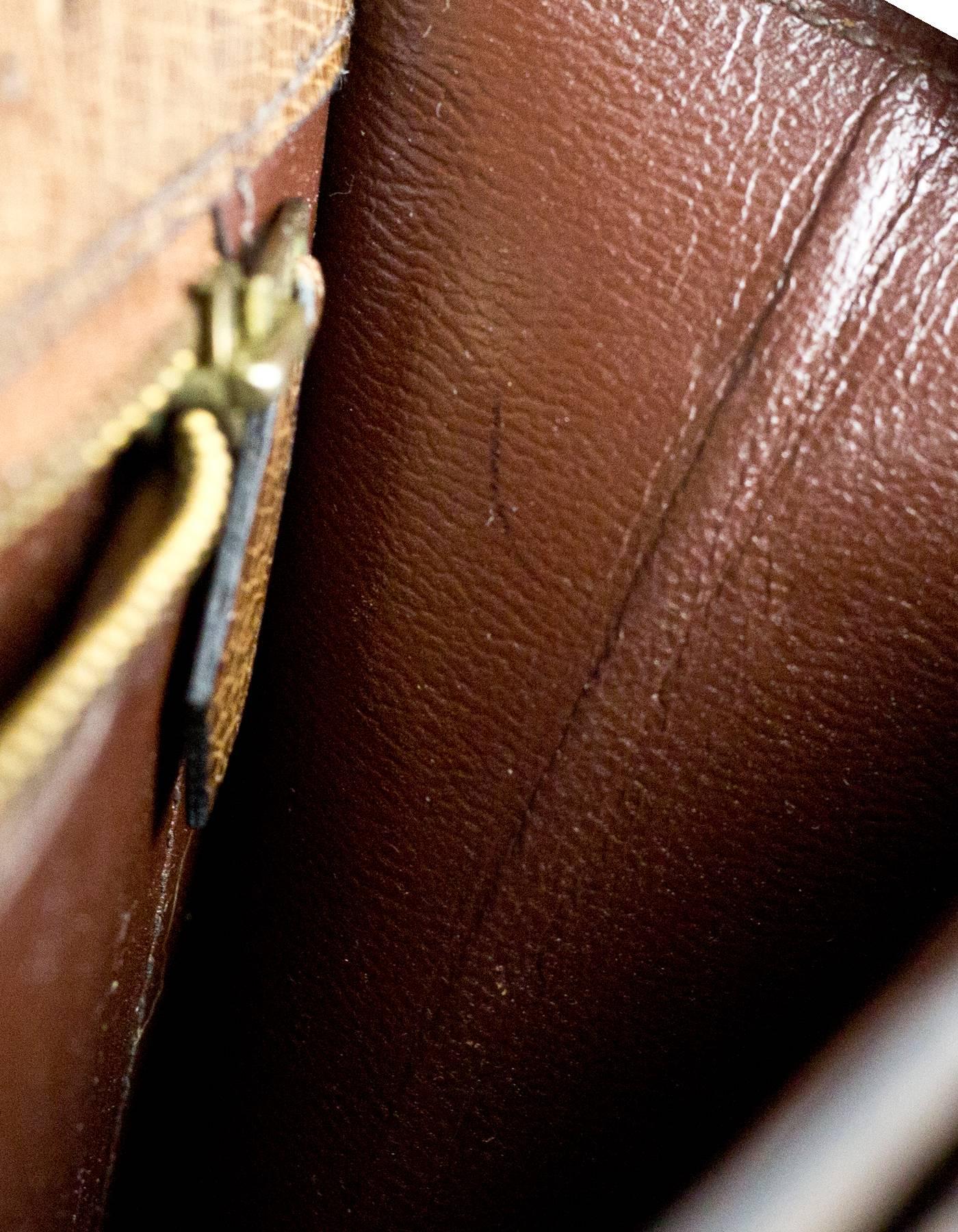 Hermes Vintage Brown Ostrich Clutch/Shoulder Bag w. Tassel Detail 3