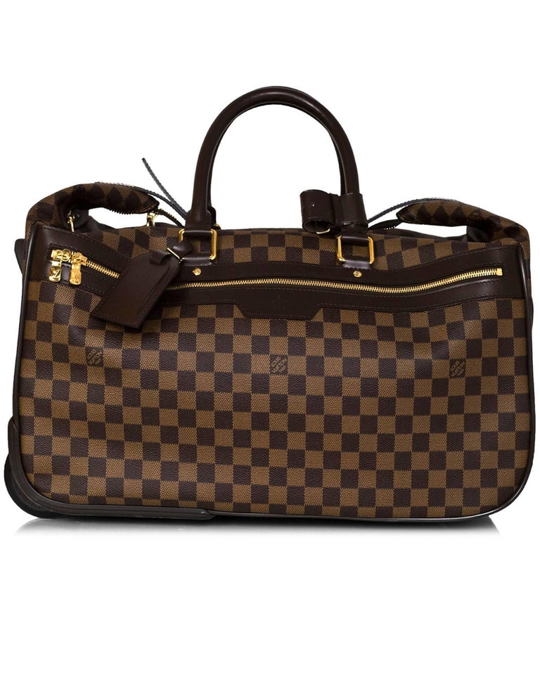 Louis Vuitton Damier Eole 50 Weekend/Rolling Luggage Travel Bag For