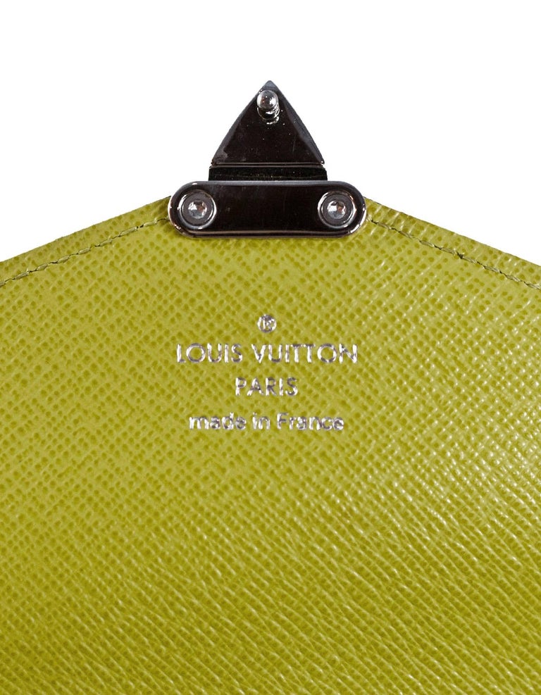 Louis Vuitton Bleu Celeste/Pistache Epi Leather Sarah Wallet - ShopStyle