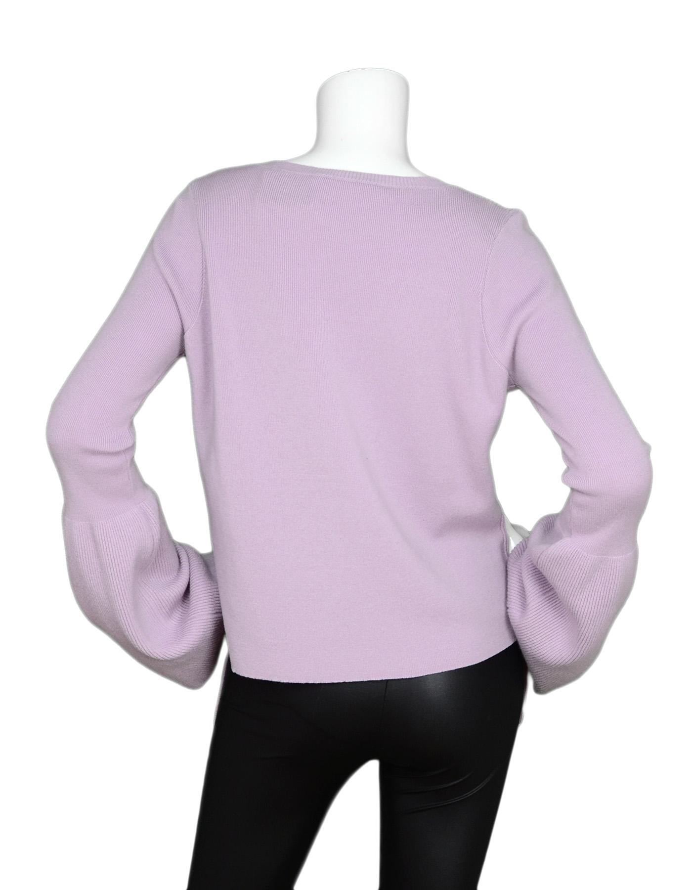 lavender wool sweater