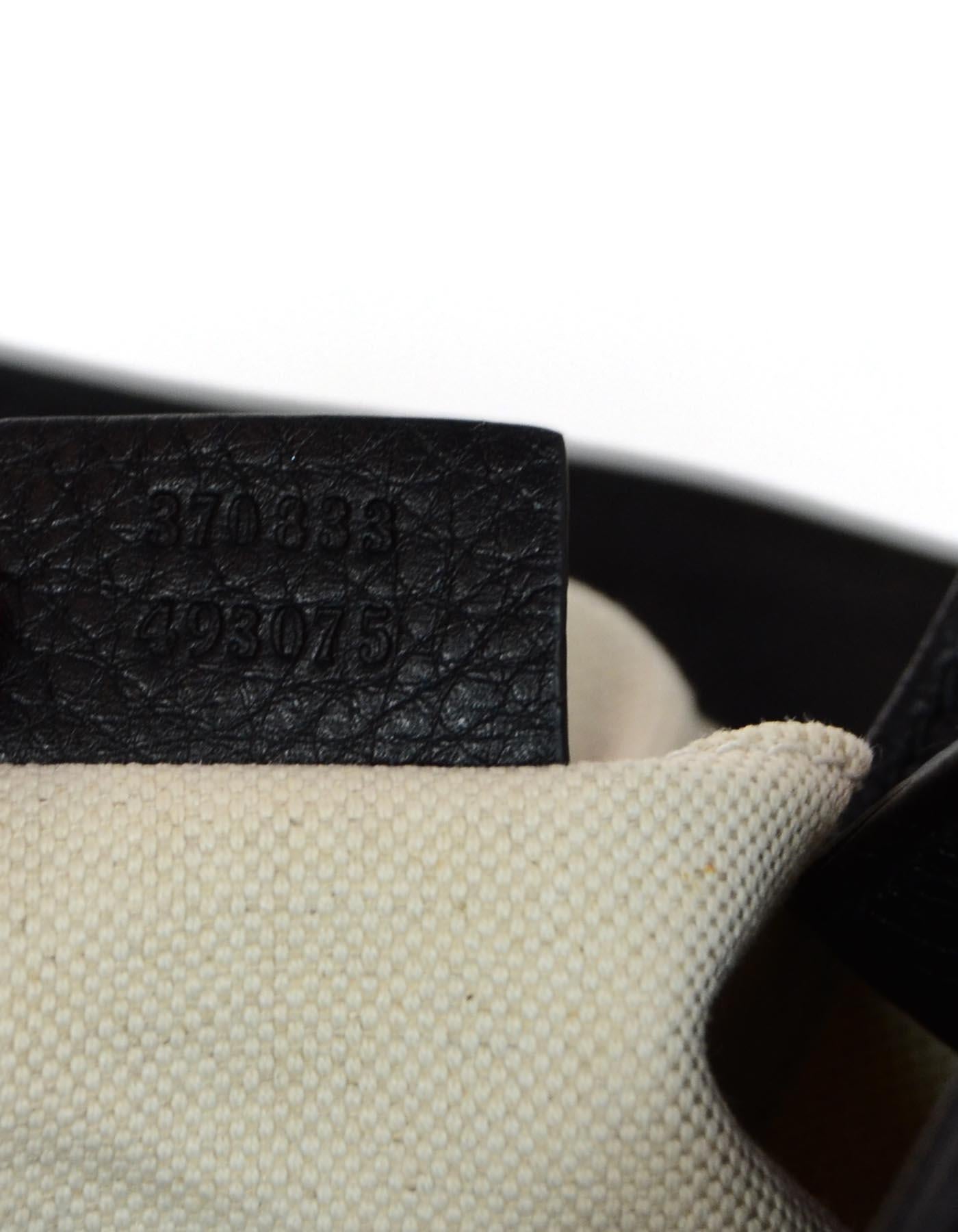 Gucci Black Leather Medium Bamboo Backpack Bag W/ Tassel Drawstring rt. $2, 590 3