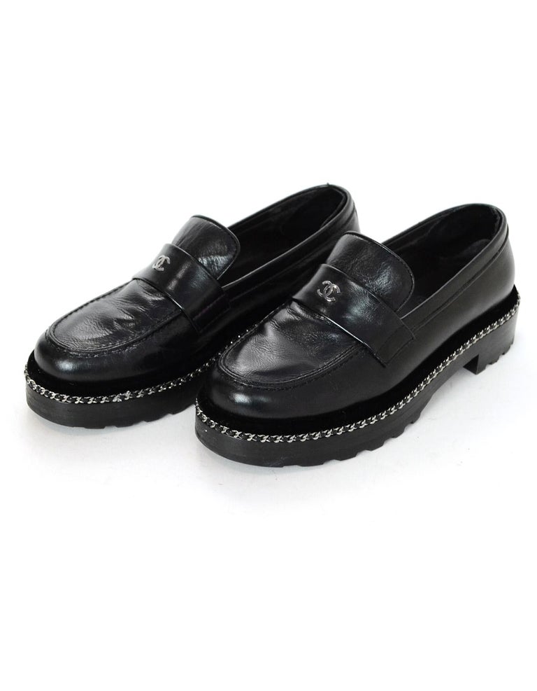 Chanel loafers 2017 sale