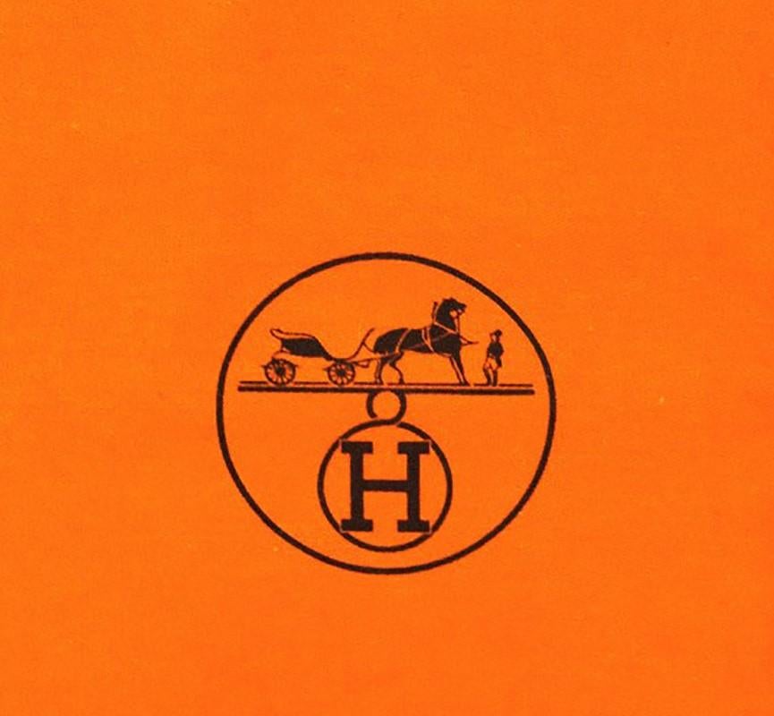 orange hermes dust bag