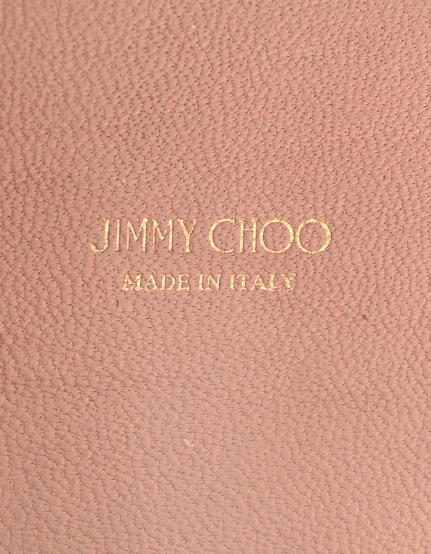 Jimmy Choo Natural Eve Metallic Degrade Python Snakeskin Bucket Bag 2