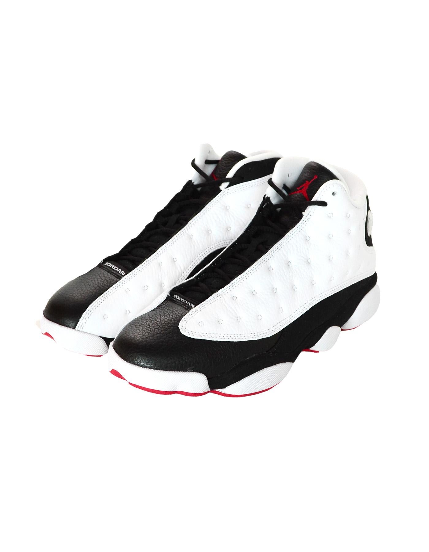 Women's or Men's Nike Men's White/Black NEW Air Jordan 13 Retro Sneakers sz MENS 9.5 W/ Box