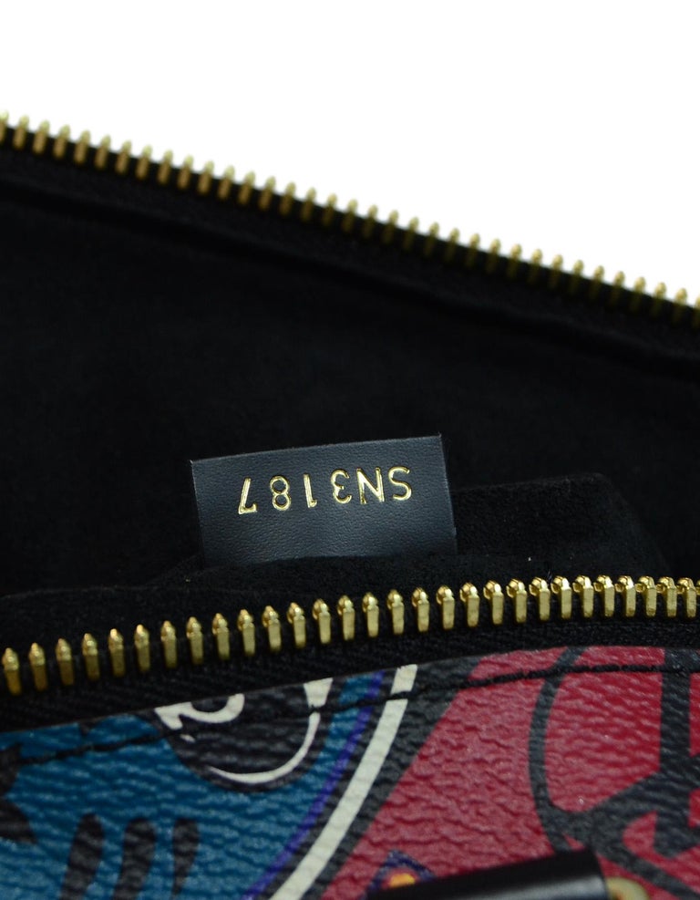 Louis Vuitton LV 2017 Limited Edition Monogram Kabuki Leather Speedy 30 Bag For Sale at 1stdibs