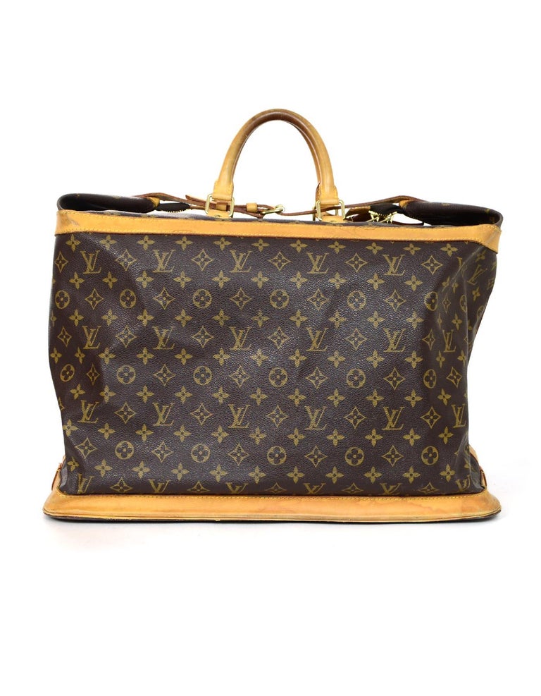 Louis Vuitton Brown Monogram LV 50cm Cruise Travel Duffle Bag Unisex For Sale at 1stdibs