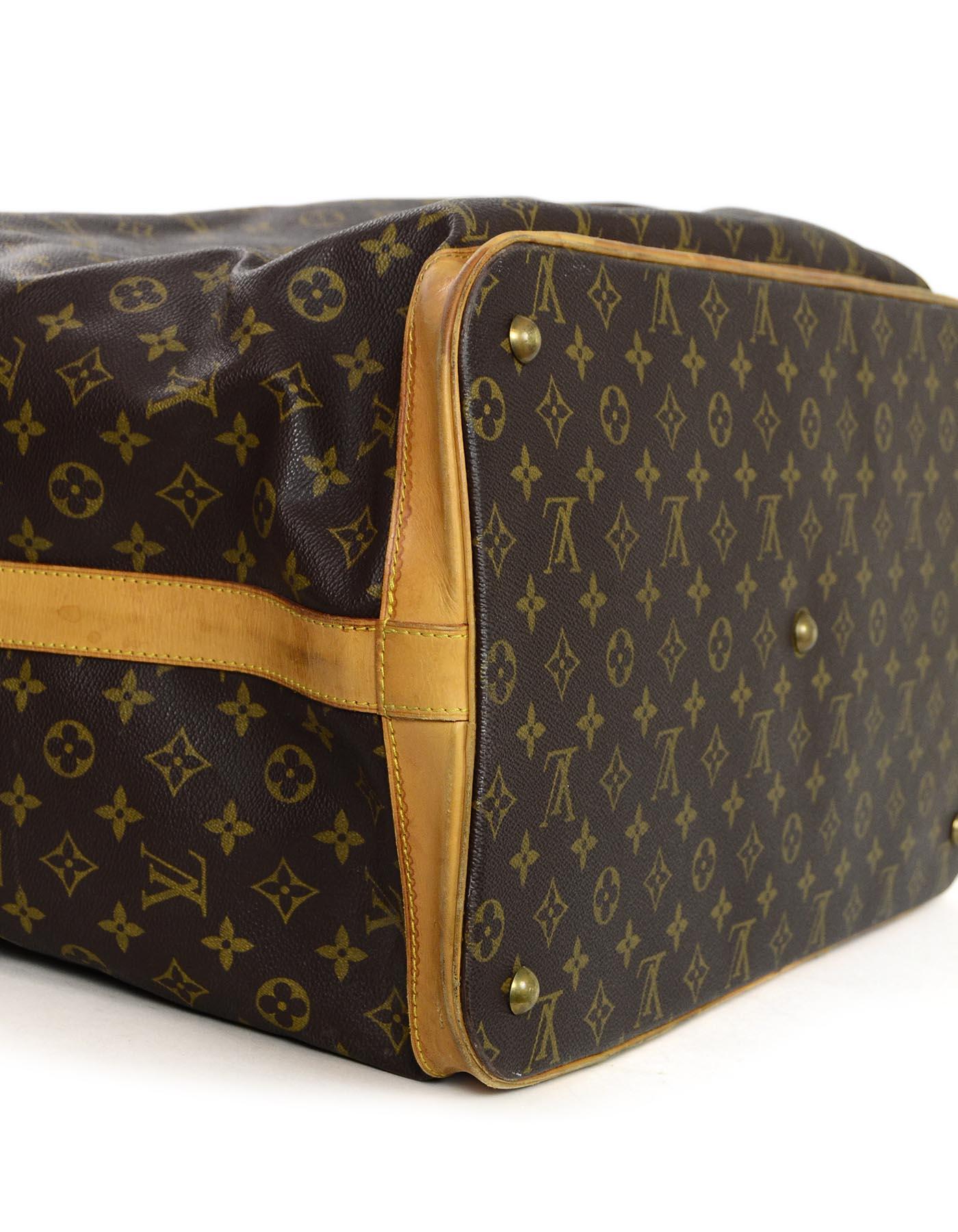 Women's Louis Vuitton Brown Monogram LV 50cm Cruise Travel Duffle Bag Unisex