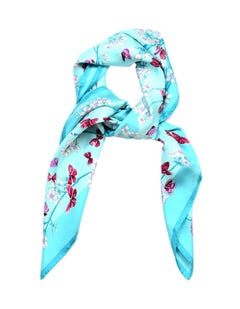 Hermes Blue/Pink Vol Amoureux Des Azures Butterfly Silk Scarf  W/ Box