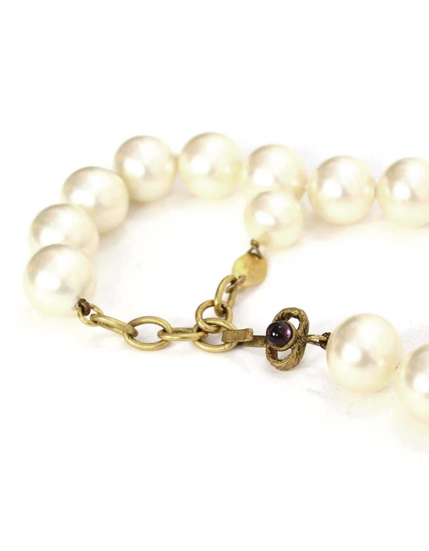 Women's Chanel Vintage '83 Pearl & Gripoix Necklace