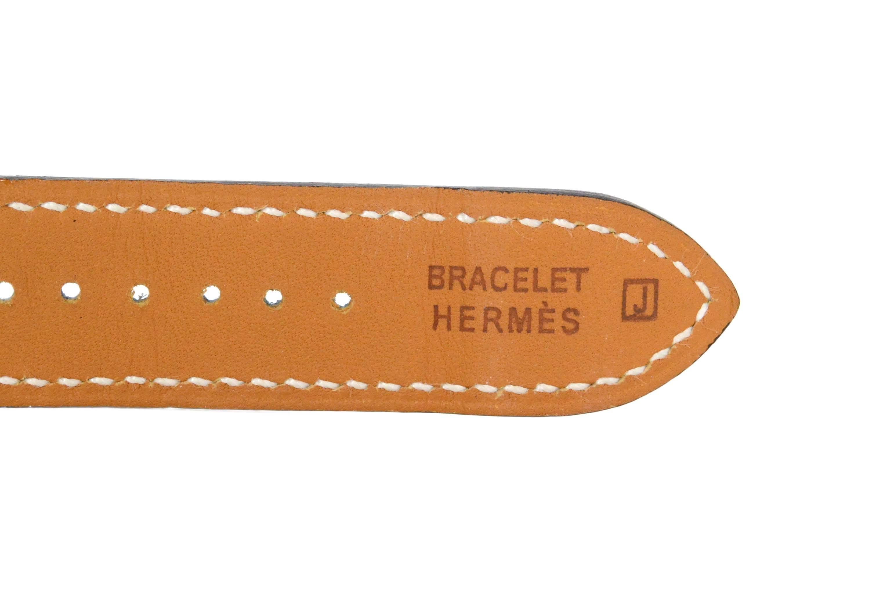 hermes blue watch strap
