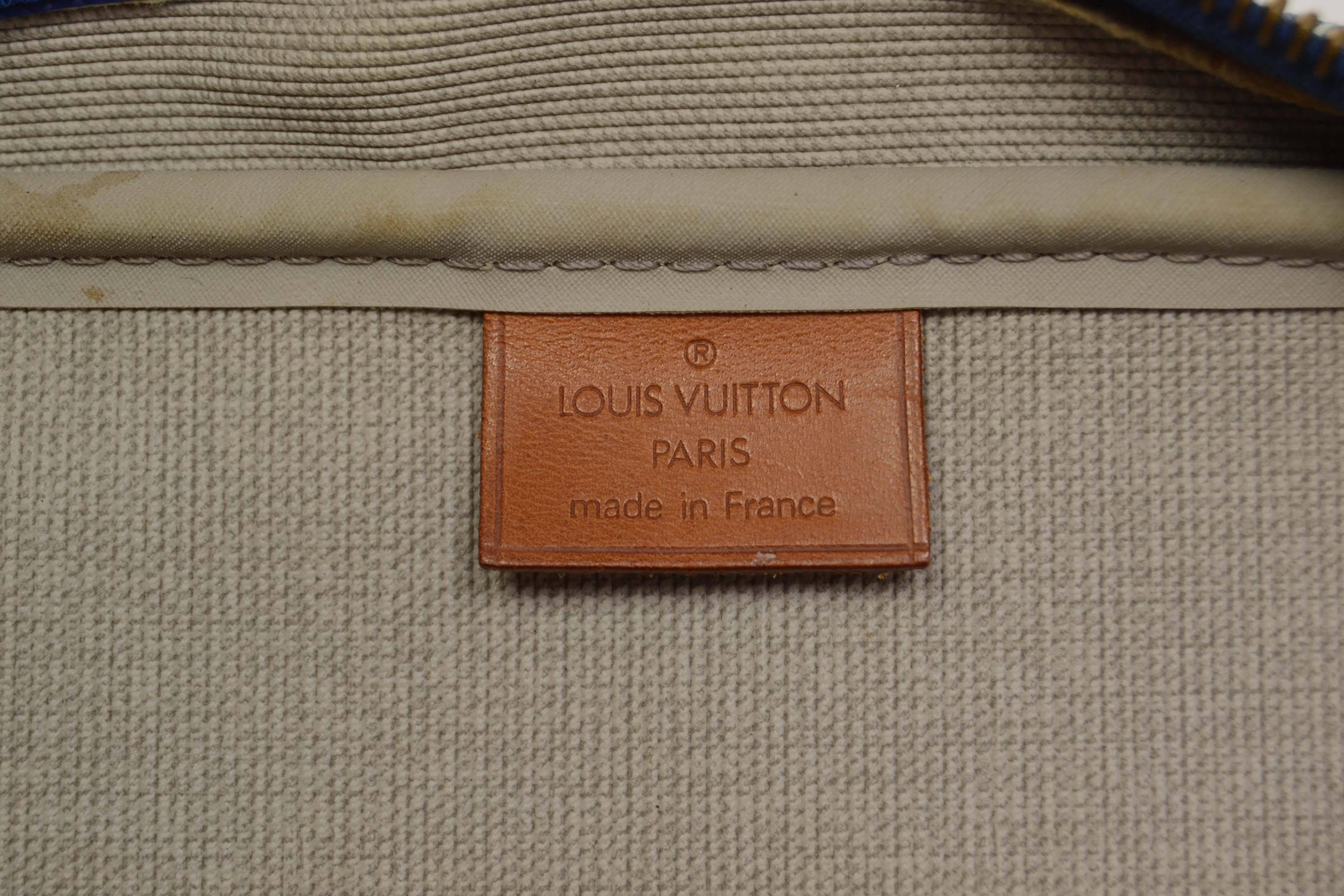 Louis Vuitton Ltd Ed Vintage ’92 Blue “LV Cup” Crossbody Bag GHW 1