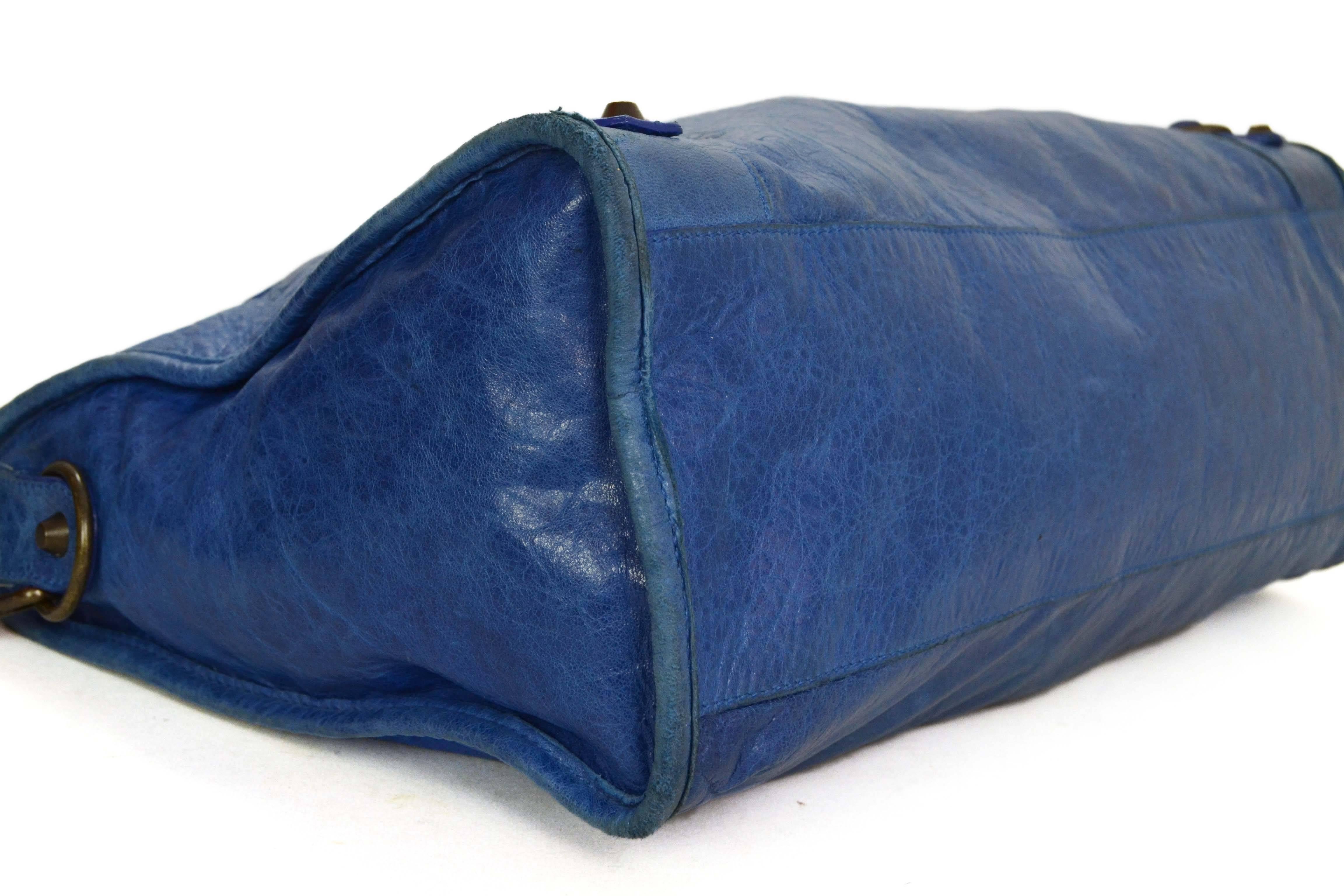 balenciaga blue bag