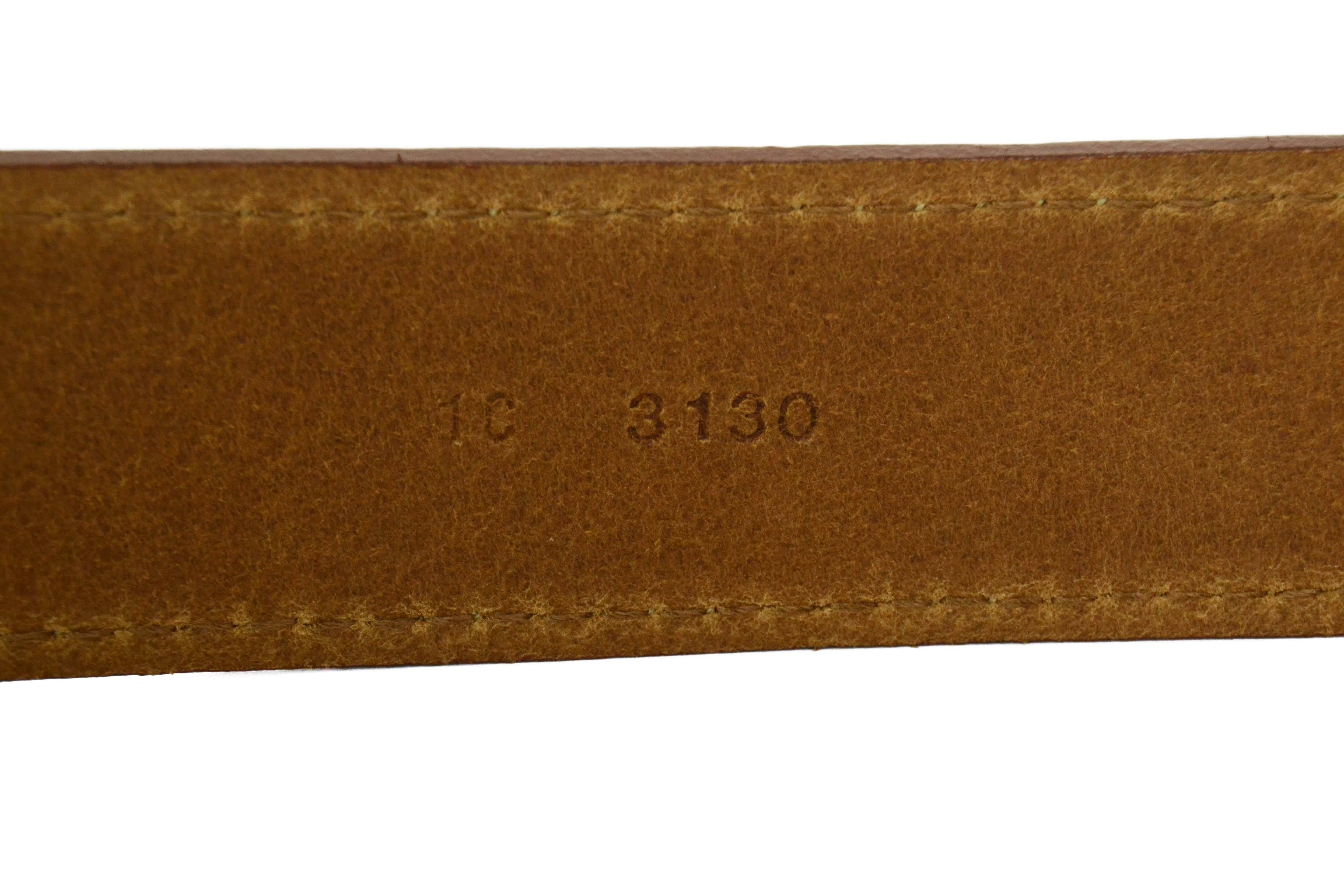 Women's Prada Tan Leather Belt sz 85