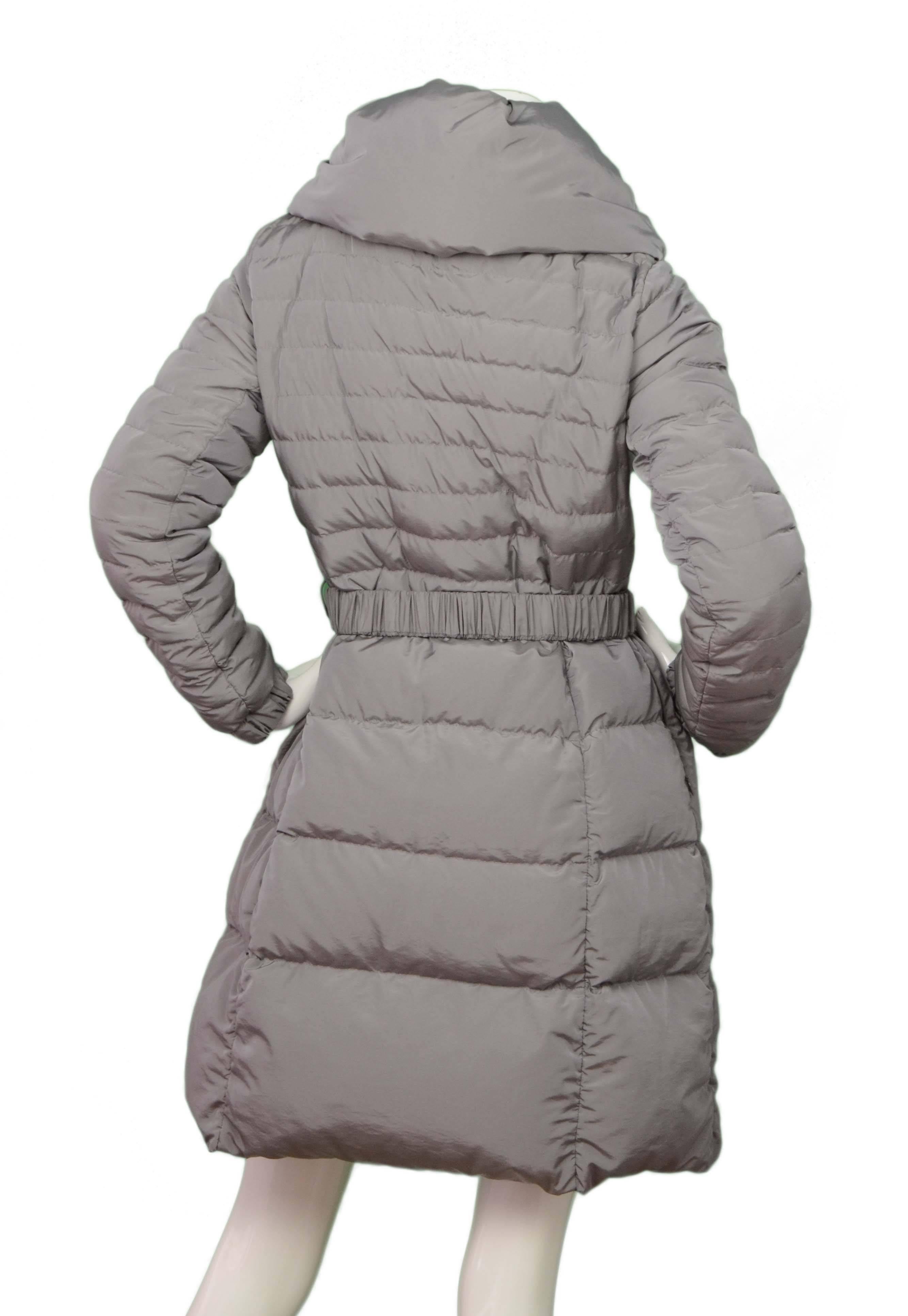 moncler belted coat