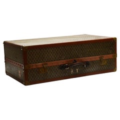 GOYARD Vintage Brown & Grey Monogram Mini Wardrobe Trunk