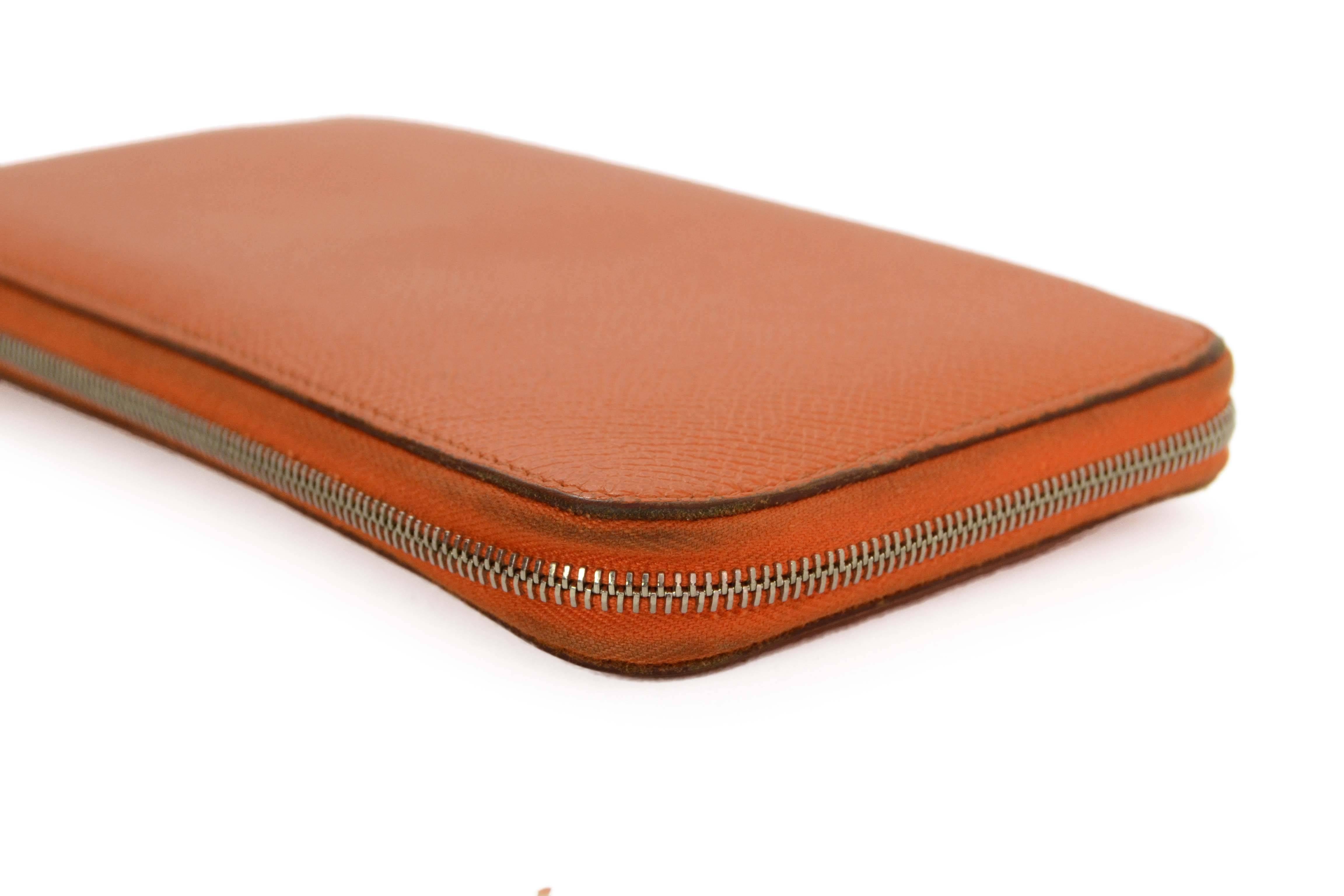 Women's Hermes Orange Epsom 