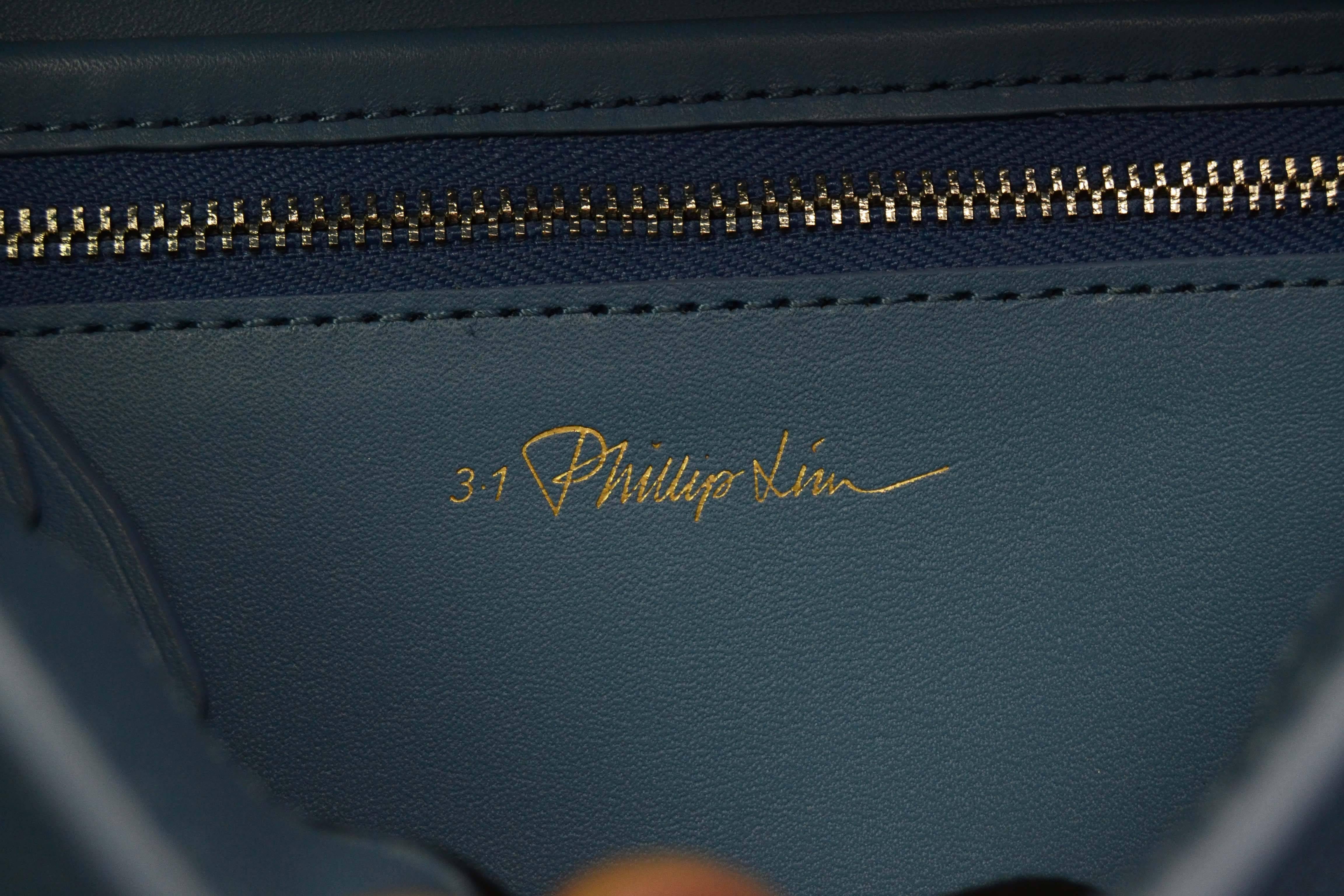 3.1 Phillip Lim Black & Blue Leather 