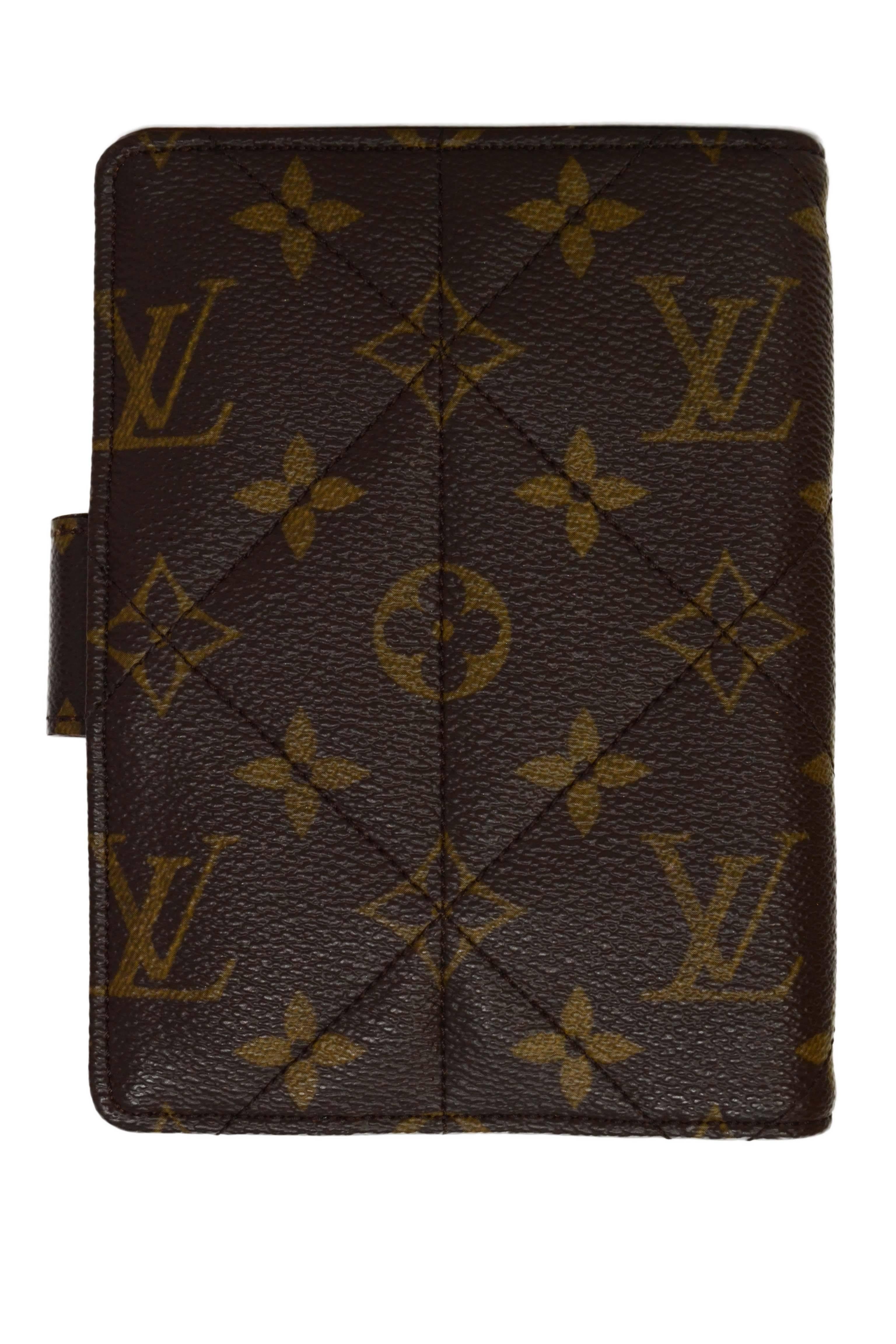 Louis Vuitton Monogram Canvas Etoile Small Agenda Cover GHW In Excellent Condition In New York, NY