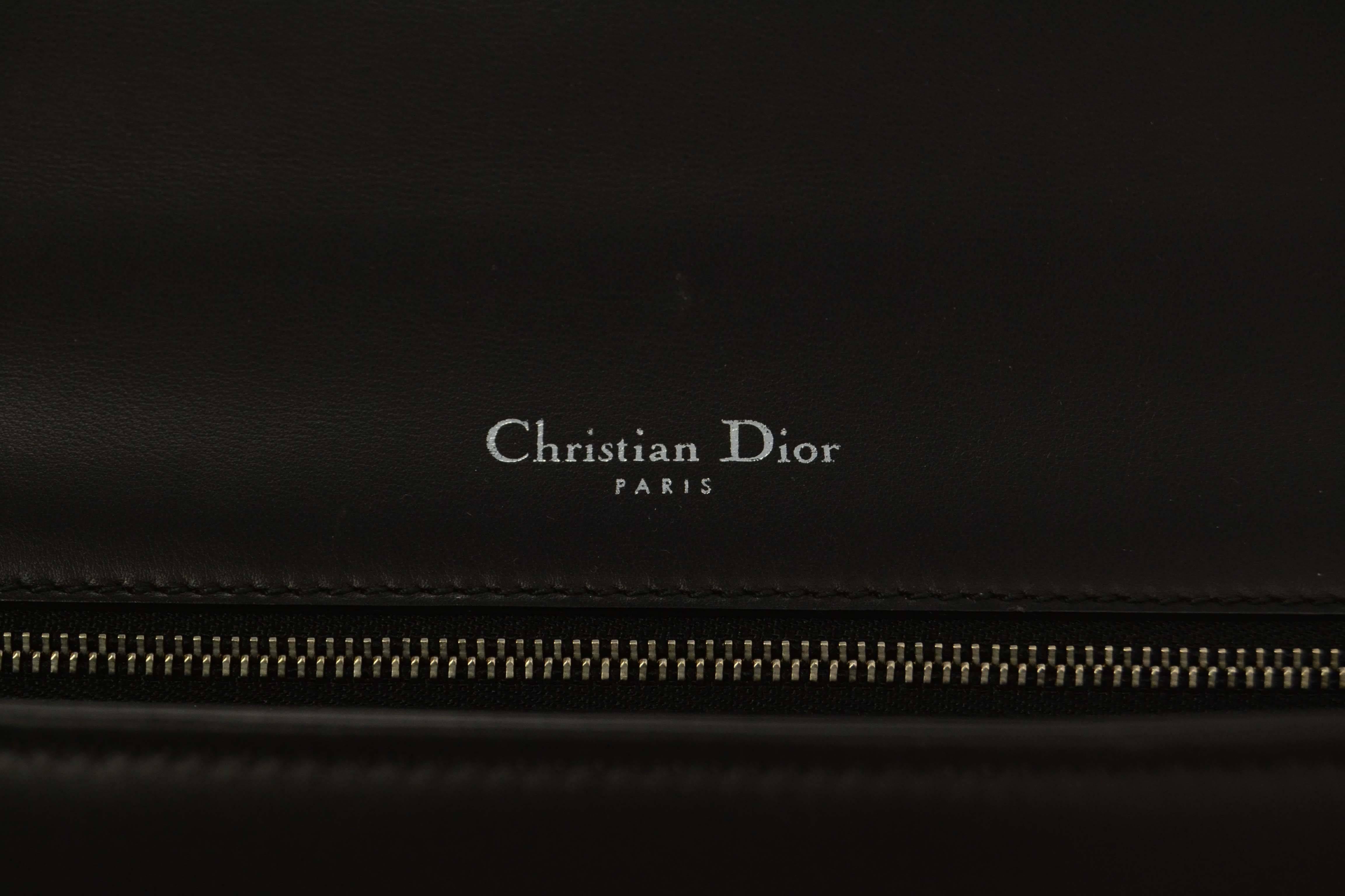 Christian Dior Black Quilted Diorama Large Flap Bag SHW rt. $6, 300 3